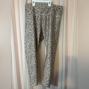 CALIA by Carrie Underwood Leopard Print Yoga pant in blush